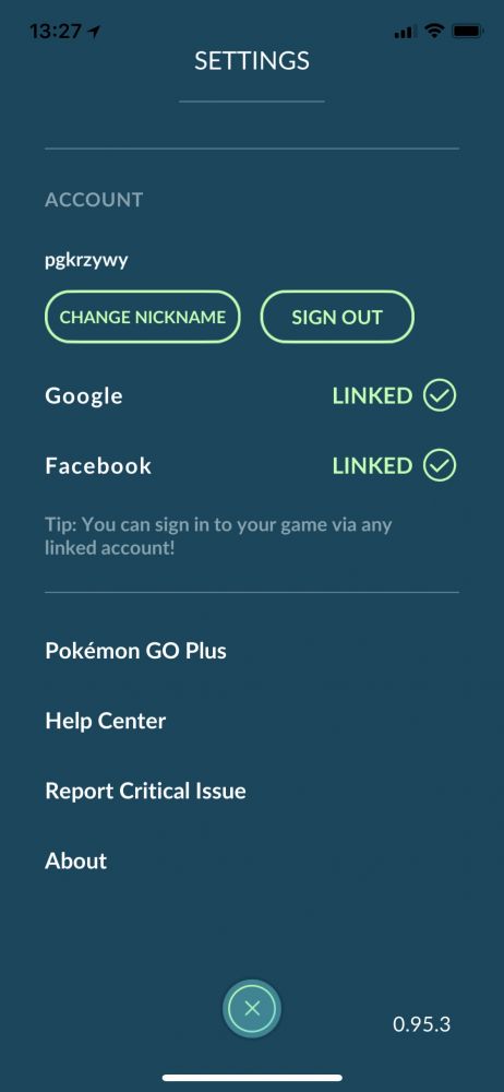 В случае выхода из строя серверов Nintendo и Pokemon Trainer Club игрок сможет использовать опцию входа в Google или Facebook